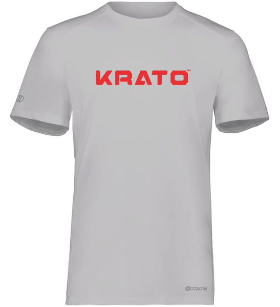 Krato Sports Youth Tee Shirt - Holloway 222236 | Youth Coolcore® Essential Tee (augustasportswear.com)  baseball and softball bat weight training aid