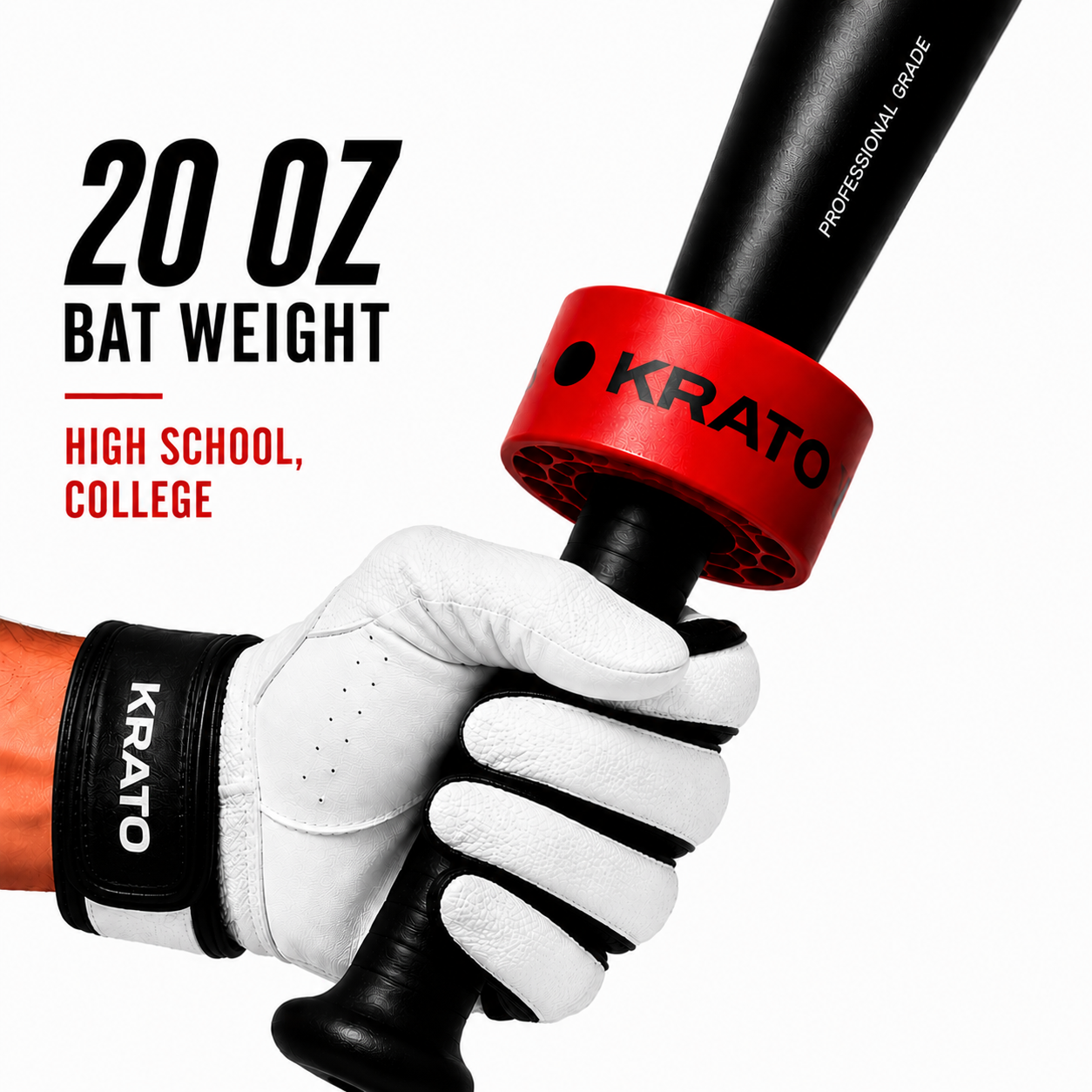 20 oz Bat Weight baseball and softball bat weight training aid