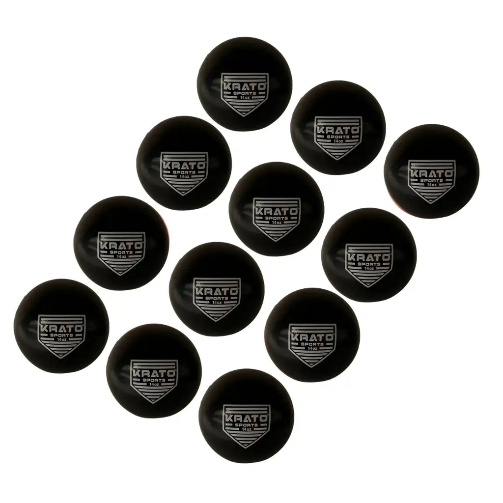 Weighted Basbealls Weighted Training Baseballs | Soft Shell Plyo Balls | 14oz – Krato Sports
